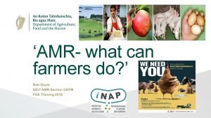 AMR what can farmers do Rob Doyle SSVI