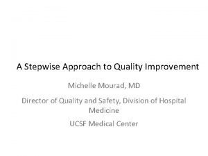 Michelle mourad ucsf