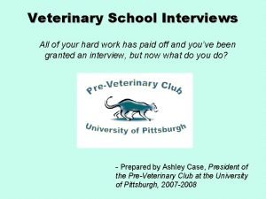 Vet school interview ethical questions Vet school interview ethical questions