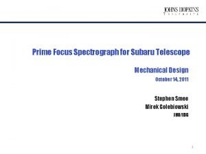 Prime Focus Spectrograph for Subaru Telescope Mechanical Design