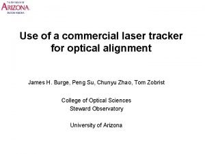 Optical tracker