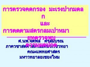 Cancer in Thailand Female 3 rd Cervix Cervical