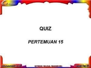 Diberikan matriks a