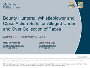 Bounty Hunters Whistleblower and Class Action Suits for