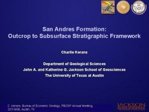 San Andres Formation Outcrop to Subsurface Stratigraphic Framework