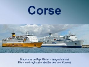 Corse Diaporama de Papi Michel Images internet Dio