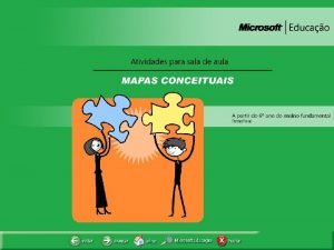 MAPAS CONCEITUAIS MAPAS CONCEITUAIS APRESENTAO Estudar de forma