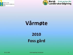 Vrmte 2010 Foss grd 30 11 2020 Dan