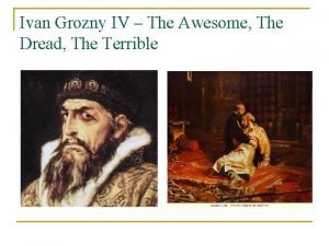 What are the seven curses of ivan the terrible?
