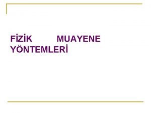 Olfaksiyon muayene nedir