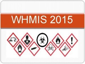 Whmis 2015 stands for