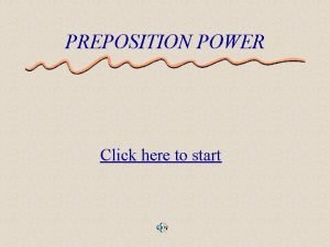 Click preposition