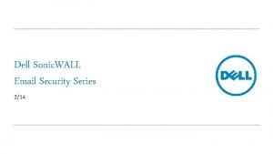 Dell Sonic WALL Email Security Series 214 Dell