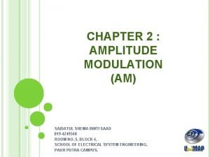 Formula for modulation index