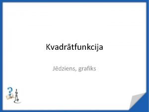 Kvadrātfunkcija