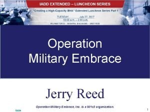 Operation military embrace Operation military embrace