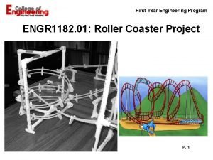 Performance task: roller coaster design