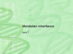 Difference between mendelian and non mendelian inheritance