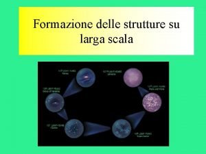 Formazione delle strutture su larga scala La formazione