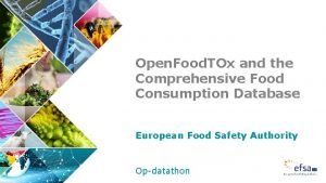 Open food tox