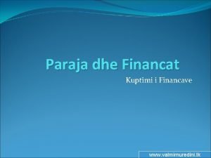 Kuptimi i financave