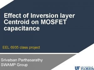 Inversion layer mosfet