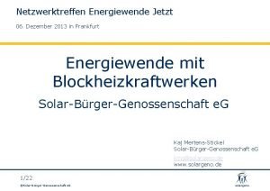 Netzwerktreffen Energiewende Jetzt 06 Dezember 2013 in Frankfurt