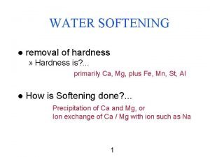 Permanent hardness is also called as