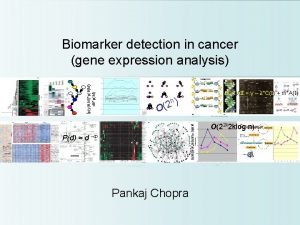 py MpM dpM Biomarker detection in cancer gene