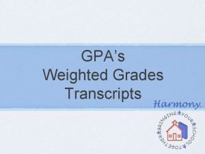 Weighted vs unweighted gpa