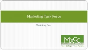 Marketing task force