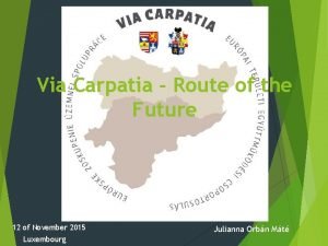 Via carpathia Via carpathia