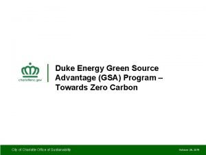Green source advantage