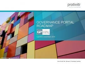 Protiviti governance portal