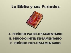 Paleotestamentario significado bíblico