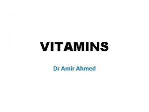 Vitamins name