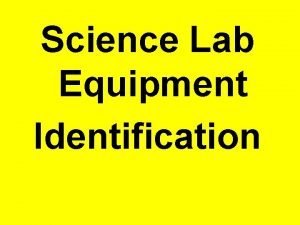 Lab glassware identification