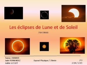 Les clipses de Lune et de Soleil 716038911