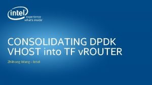 Dpdk router