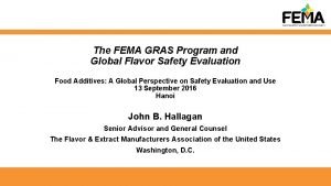 Fema gras certification