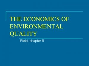 Equimarginal principle environmental economics
