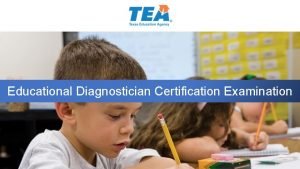 Educational diagnostician practice exam