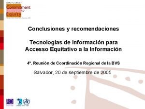 Conclusiones y recomendaciones ejemplos Conclusiones y recomendaciones ejemplos