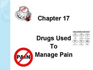Chapter 17 Drugs Used To Manage Pain pain