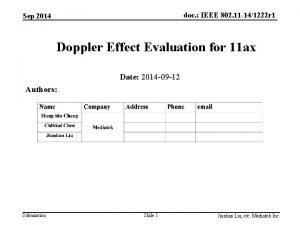 doc IEEE 802 11 141222 r 1 Sep