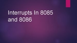 Inta in microprocessor Inta in microprocessor