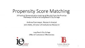 Propensity Score Matching A Practical Demonstration Looking at