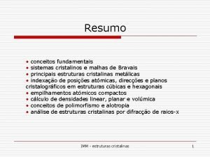 Sistemas cristalinos