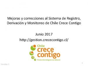 Sistema de registro y monitoreo chcc