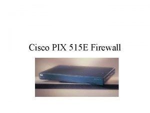 Cisco pix 501 specs